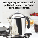 12-Cup Classic Stainless Steel Yosemite Coffee Percolator