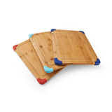 11" x 14 " Thick Nonslip Bamboo Cutting Board , 1 Board, Color Varies